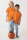 T-shirt da bambino Iqoniq Koli in cotone riciclato arancione