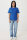 T-shirt leggera Iqoniq Sierra in cotone riciclato blu royal