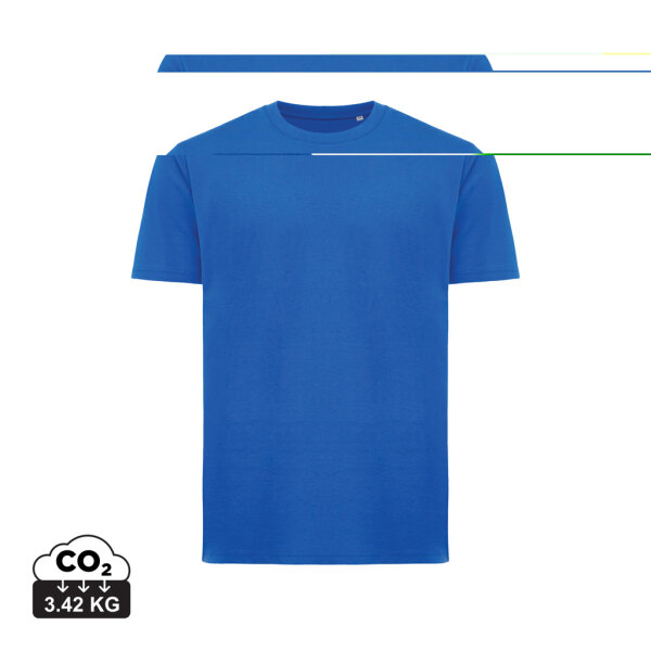 T-shirt leggera Iqoniq Sierra in cotone riciclato blu royal