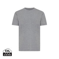 T-shirt leggera Iqoniq Sierra in cotone riciclato light heather anthracite