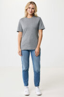 T-shirt leggera Iqoniq Sierra in cotone riciclato light heather anthracite