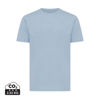 T-shirt leggera Iqoniq Sierra in cotone riciclato light heather blue