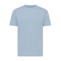 T-shirt leggera Iqoniq Sierra in cotone riciclato light heather blue