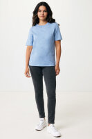 T-shirt leggera Iqoniq Sierra in cotone riciclato light heather blue