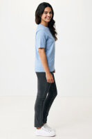 T-shirt leggera Iqoniq Sierra in cotone riciclato light heather blue