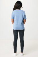 T-shirt leggera Iqoniq Sierra in cotone riciclato light heather blue