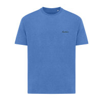 T-Shirt Iqoniq Teide in cotone riciclato heather blue