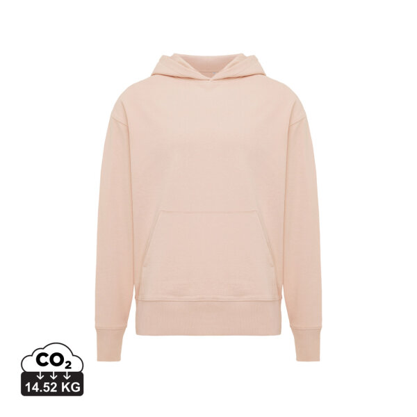 Iqoniq Yoho Relax-Hoodie aus recycelter Baumwolle peach nectar