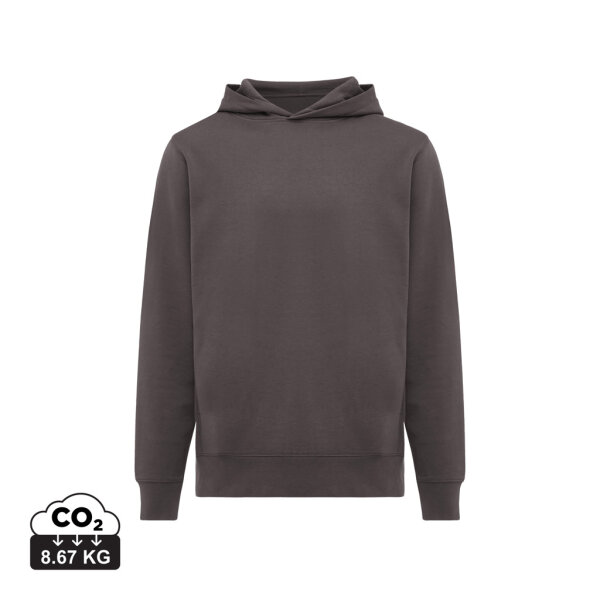 Iqoniq Yengo Hoodie mit Seitentaschen aus rec. Baumwolle anthrazit