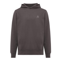 Iqoniq Yengo Hoodie mit Seitentaschen aus rec. Baumwolle anthrazit