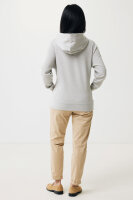 Felpa con cappuccio Iqoniq Yengo con tasche laterali light heather grey