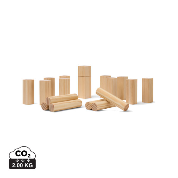 Mini gioco VINGA Kubb marrone