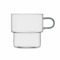 Tazza in vetro borosilicato 300 ml Trasparente