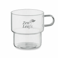 Tazza in vetro borosilicato 300 ml Trasparente