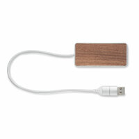 Hub USB 4 porte 27,5 cm Legno