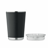 Bicchiere doppio strato 350 ml Nero