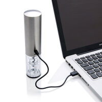 Elektronischer Weinöffner - USB aufladbar grau