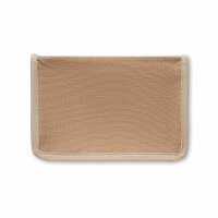 Borsa termica in iuta e tela 3L Beige