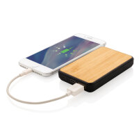 Powerbank da 5.000 mAh in plastica riciclata RCS marrone