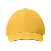 Cappellino da 6 pannelli Giallo