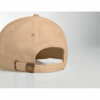 Cappellino 6 pannelli Beige