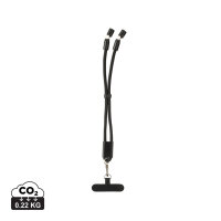 Cavo bracciale 60W regolabile LoopAmp in rPET RCS nero