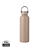 VINGA Bottiglia termica Baltimore in rAcciaio 600ml greige