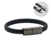 Bracciale con cavetto tipo-C Nero