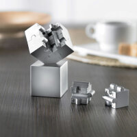 Puzzle magnetico 3D 8 pezzi Argento Opaco