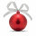 Palla di Natale Speaker red