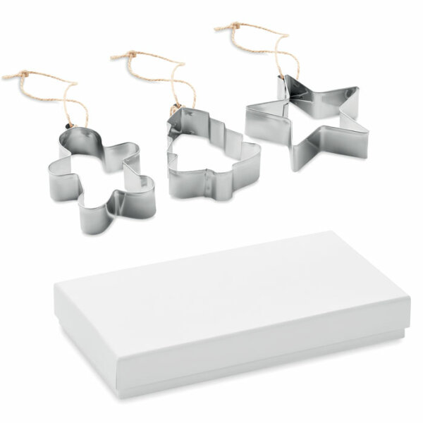 Set tagliabiscotti Argento Opaco