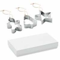 Set tagliabiscotti matt silver