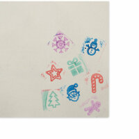 Stempel-Set Weihnachten beige