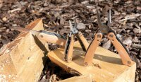 Holz Mini-Multitool braun
