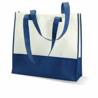 Borsa con doppio manico Blu