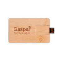 16GB USB Stick Bambus Holz