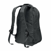 Rucksack 600D RPET Schwarz