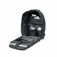 Rucksack 600D RPET Schwarz