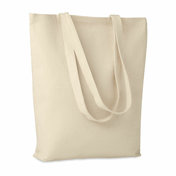 Canvas Shopping Tasche 270g/m² Beige