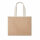 Jute-Canvas Shopping Tasche Beige