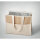 Jute-Canvas Shopping Tasche Beige