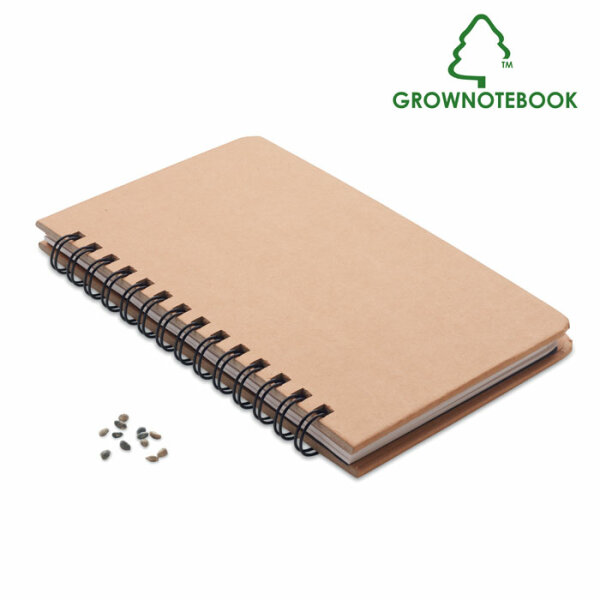 Notebook in legno di pino Beige