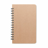 Notebook in legno di pino Beige