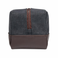 Kosmetiktasche Canvas 450 g/m² Schwarz