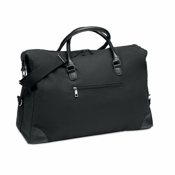 Borsa viaggio in tela 340gr Nero