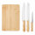 Set tagliere e coltelli wood