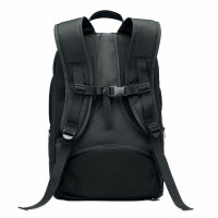 Sportrucksack 600D RPET Schwarz