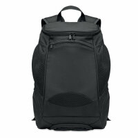 Sportrucksack 600D RPET Schwarz