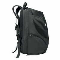 Sportrucksack 600D RPET Schwarz