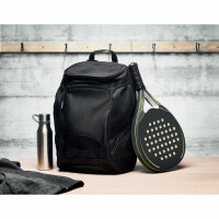 Sportrucksack 600D RPET Schwarz